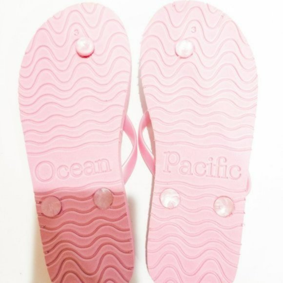 Ocean Pacific Girls Pineapple Flip-flops -3 - Picture 2 of 2